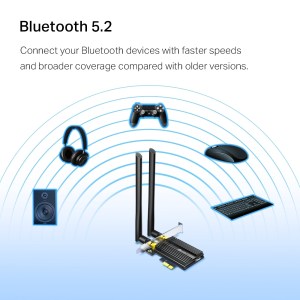 ARCHER Tx50e Adaptateur Pcie Wi-fi 6 Bluetooth 5.3 Ax3000 Pour Pc